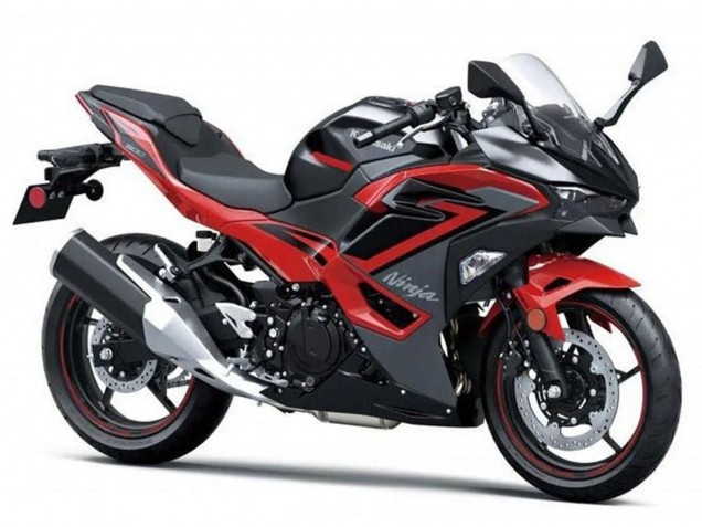 2024-2025 Kawasaki Ninja 500 EX500R Motorcycle Fairings - Black Red Grey Canada