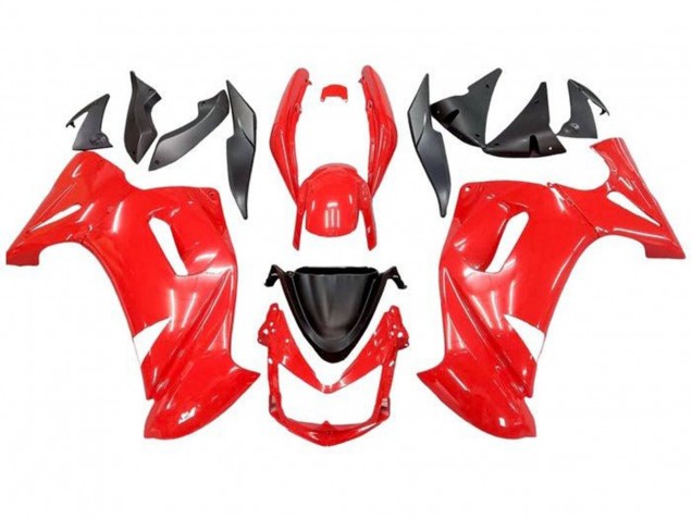 2006-2008 Kawasaki Ninja 650 EX650 Motorcycle Fairings - Red Black Canada
