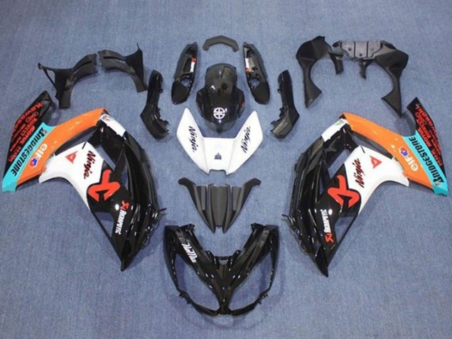 2012-2016 Kawasaki Ninja 650 EX650 Motorcycle Fairings - Glossy Black White Orange Blue Red Canada