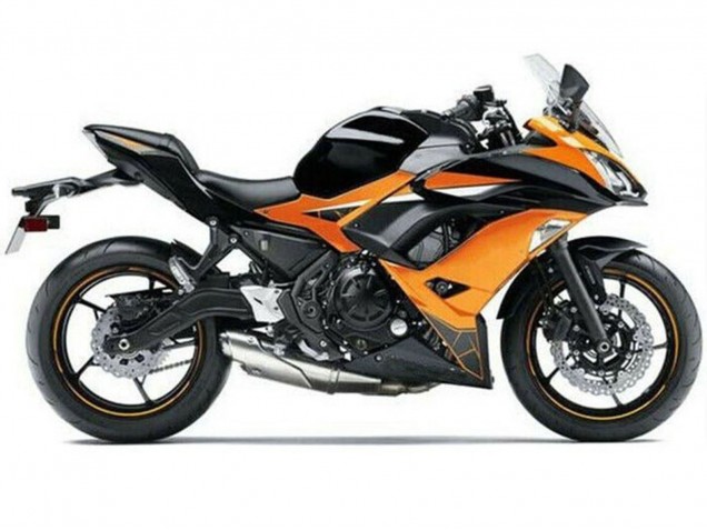 2017-2019 Kawasaki Ninja 650 EX650 Motorcycle Fairings - Orange Black Canada