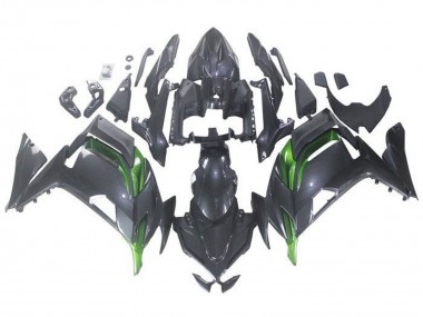 2020-2026 Kawasaki Ninja 650 EX650 Motorcycle Fairings - Faux Carbon Fiber Green Canada
