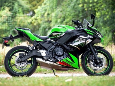 2020-2026 Kawasaki Ninja 650 EX650 Motorcycle Fairings - Green Black Red Honeycomb Canada