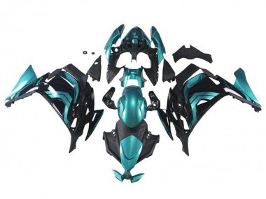 2020-2026 Kawasaki Ninja 650 EX650 Motorcycle Fairings - Teal Blue Black Canada