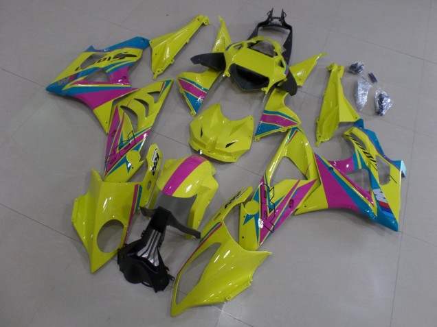 2009-2014 BMW S1000RR Motorcycle Fairings - Yellow Pink Blue Canada