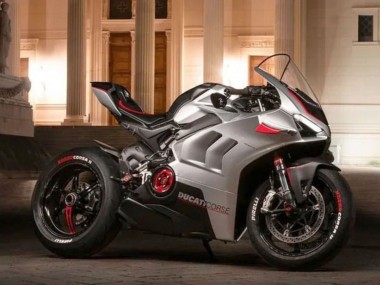 2020-2021 Ducati Panigale V4 V4S Motorcycle Fairings - Silver Red Black Canada