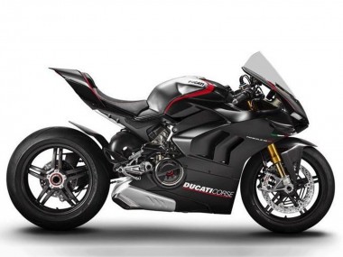 2020-2021 Ducati Panigale V4 V4S Motorcycle Fairings - Silver Red Glossy Black Corse Canada