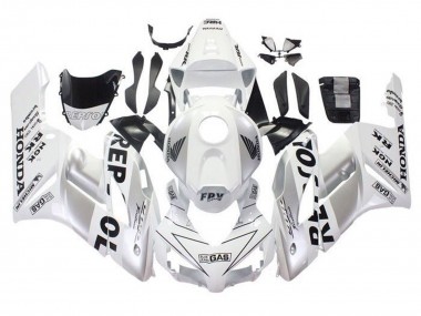 2004-2005 Honda CBR1000RR Motorcycle Fairings - White Silver Black Repsol Canada