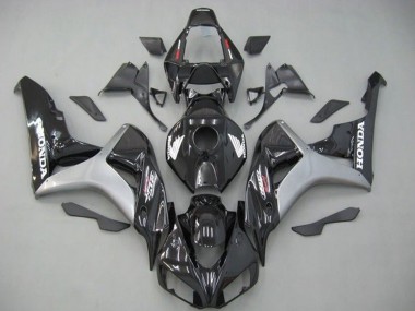 2006-2007 Honda CBR1000RR Motorcycle Fairing - Silver Glossy Black Canada