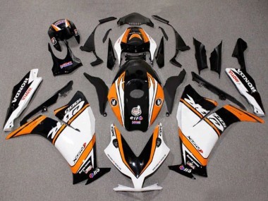 2012-2016 Honda CBR1000RR Motorcycle Fairings - White Orange Glossy Black Canada