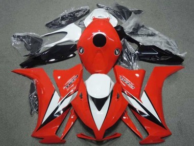 2012-2016 Honda CBR1000RR Motorcycle Fairings - White Red Glossy Black Stripe Canada