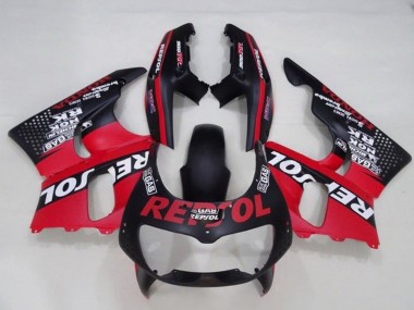 1994-1995 Honda CBR900RR 893 Motorcycle Fairings - Red Matte Black White Repsol Canada