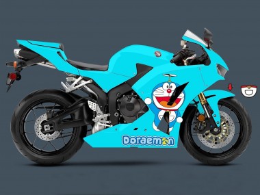 2013-2023 Honda CBR600RR Motorcycle Fairings - Light Blue Doraemon Canada