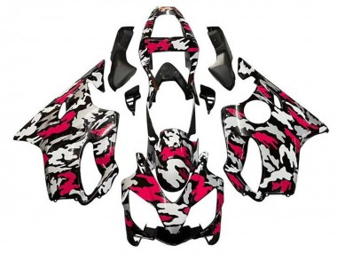 2001-2003 Honda CBR600 F4i Motorcycle Fairings - Black Red Grey Camouflage Canada