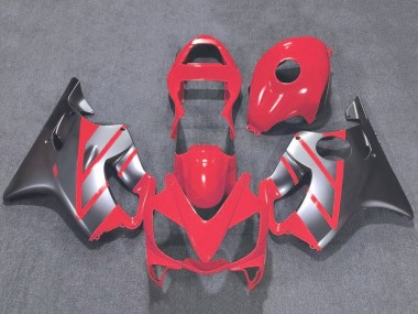 2001-2003 Honda CBR600 F4i Motorcycle Fairing - Silver Red Canada