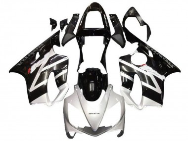 2001-2003 Honda CBR600 F4i Motorcycle Fairings - Silver Glossy Black Canada