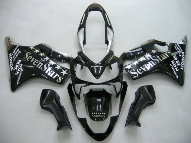 2004-2007 Honda CBR600 F4i Motorcycle Fairings - Glossy Black SevenStars Canada