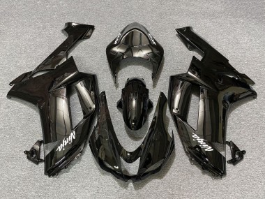 2007-2008 Kawasaki ZX6R Motorcycle Fairings - Black Canada