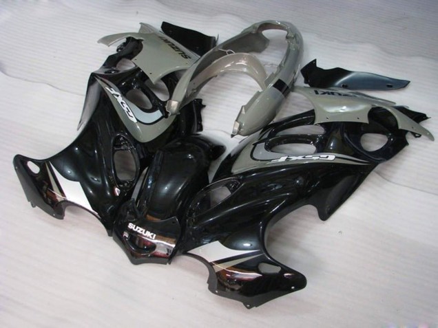 2004-2006 Suzuki GSX600F/GSX750F Motorcycle Fairings - Glossy Black Grey Canada