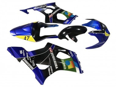 2003-2004 Suzuki GSXR 1000 Motorcycle Fairings - Blue Yellow Black JOMO Canada