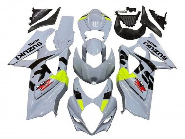 2005-2006 Suzuki GSXR 1000 Motorcycle Fairings - Grey Black Neon Yellow Red Canada