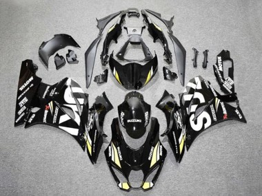 2017-2025 Suzuki GSXR1000 Motorcycle Fairings - Black White Yellow Canada