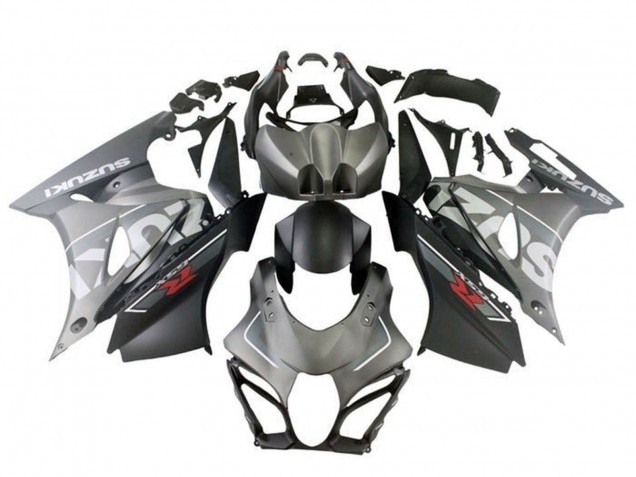 2017-2025 Suzuki GSXR1000 Motorcycle Fairings - Matte Silver Matte Black Canada