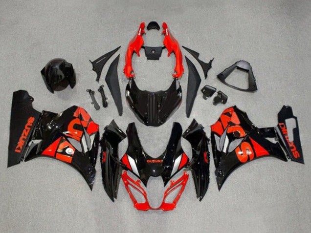 2017-2025 Suzuki GSXR1000 Motorcycle Fairings - Black Red Silver Canada
