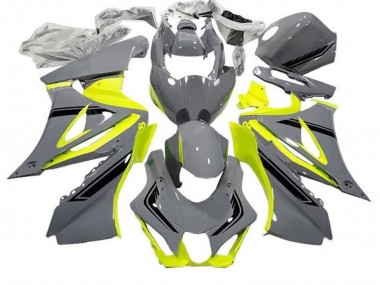2017-2025 Suzuki GSXR1000 Motorcycle Fairings - Grey Yellow Black Canada