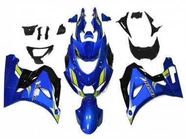 2017-2025 Suzuki GSXR1000 Motorcycle Fairings - Blue Green Black Ecstar Canada