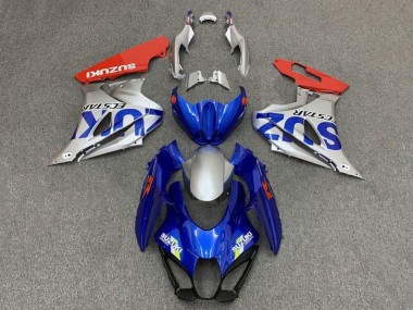 2017-2025 Suzuki GSXR1000 Motorcycle Fairings - Blue Silver Red Canada