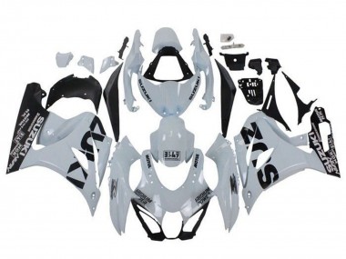 2017-2025 Suzuki GSXR1000 Motorcycle Fairings - White Black Canada