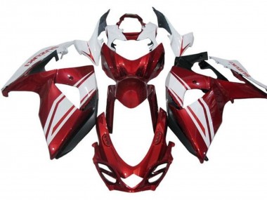 2009-2016 Suzuki GSXR 1000 Motorcycle Fairings - White Red Canada