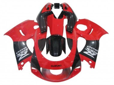 1996-2000 Suzuki GSXR 600 / GSXR 750 Motorcycle Fairings - Red Black Grey Canada
