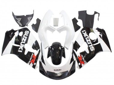1996-2000 Suzuki GSXR 600 / GSXR 750 Motorcycle Fairings - White Black Red Canada
