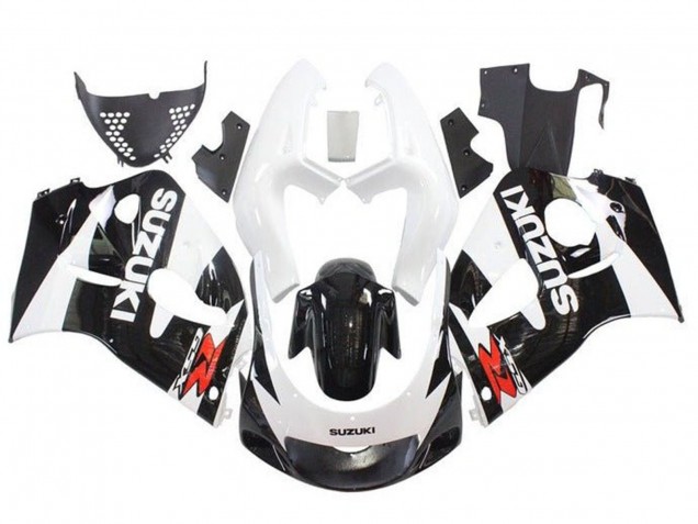 1996-2000 Suzuki GSXR 600 / GSXR 750 Motorcycle Fairings - White Black Red Canada
