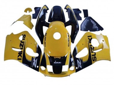 1996-2000 Suzuki GSXR 600 / GSXR 750 Motorcycle Fairings - Yellow Black Canada