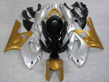 1996-2007 Yamaha YZF600R Thundercat Motorcycle Fairings - Silver Gold Glossy Black Canada