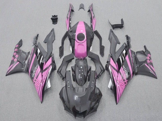 2019-2021 Yamaha YZF R3/R25 Motorcycle Fairings - Pink Black Monster Canada