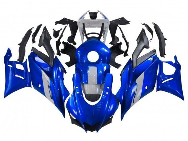 2019-2021 Yamaha YZF R3/R25 Motorcycle Fairings - Blue Grey Black Canada