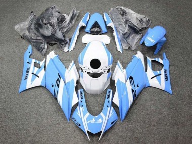 2019-2021 Yamaha YZF R3/R25 Motorcycle Fairings - White Light Blue Canada