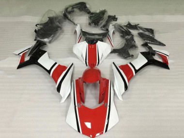 2015-2019 Yamaha YZF 1000 R1 Motorcycle Fairing - White Red Black Canada