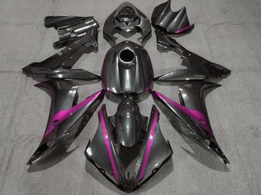 2004-2006 Yamaha YZF 1000 R1 Motorcycle Fairings - Carbon Fiber Style Pink Canada