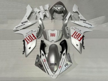 2007-2008 Yamaha YZF 1000 R1 Motorcycle Fairings - Silver White Red Fiat Canada