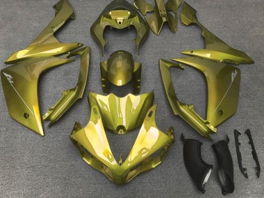 2007-2008 Yamaha YZF 1000 R1 Motorcycle Fairings - Yellow Olive Canada