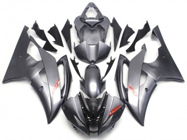 2008-2016 Yamaha YZF R6 Motorcycle Fairings - Grey Red Decals Canada