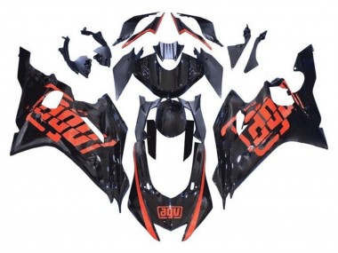 2017-2025 Yamaha YZF R6 Motorcycle Fairings - Glossy Black Red AGV Canada