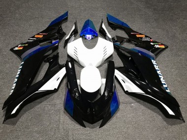 2017-2025 Yamaha YZF R6 Motorcycle Fairings - White Blue Glossy Black Canada
