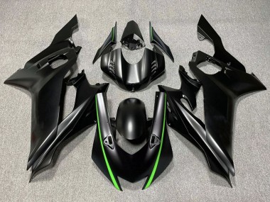 2017-2025 Yamaha YZF R6 Motorcycle Fairings - Matte Black Green Canada