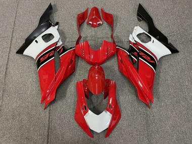 2017-2025 Yamaha YZF R6 Motorcycle Fairings - White Red Matte Black Canada
