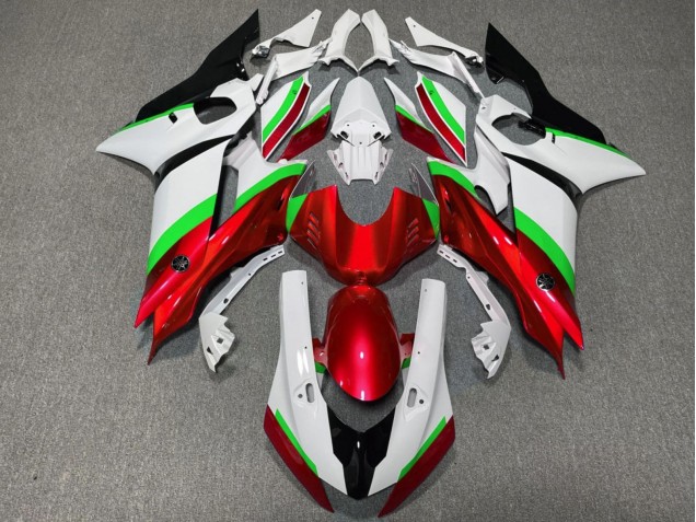 2017-2025 Yamaha YZF R6 Motorcycle Fairings - White Neon Green Red Black Canada
